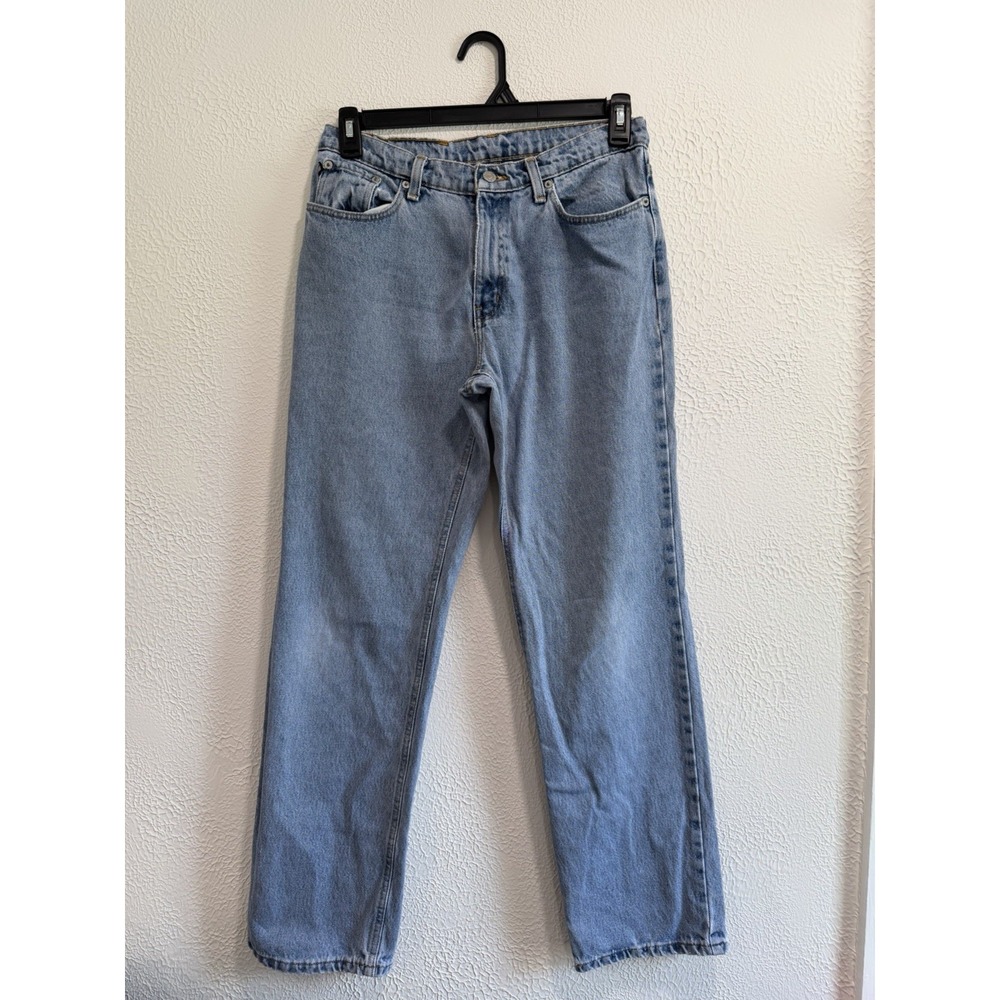 Vintage‎ Polo Jeans Co. Ralph Lauren Light Wash Denim Flag Patch size 8